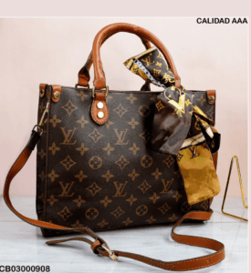 Bolso Louis Vuitton replicas AAA de lujo, elegante diseño clásico monogram, color Café, versátil para llevar al hombro o mano.