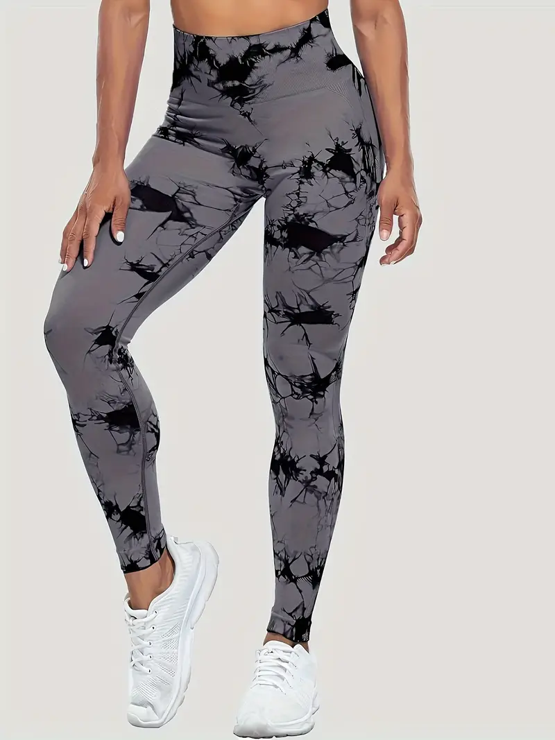 Pantalones licras de cintura alta con control de abdomen para mujer, leggings deportivos sin costuras, mallas de entrenamiento para levantar glúteos para el gimnasio