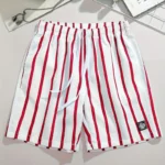 Pantalones cortos de playa a rayas, cómodos y elegantes para hombre impermeables. shores playeros, short comodo de verano, bermudas