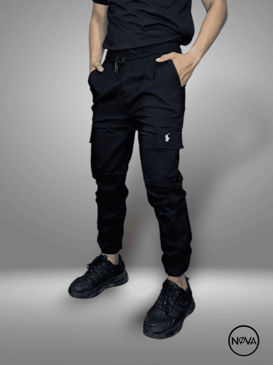 Pantalones Joggers para hombres, pantalones con bolsas a los lados de caballeros, comandos, cargos