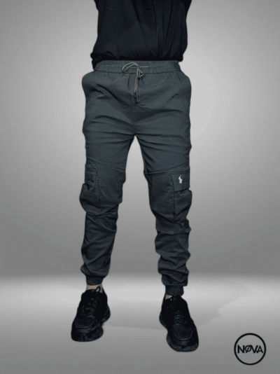 Pantalones Joggers para hombres, pantalones con bolsas a los lados de caballeros, comandos, cargos