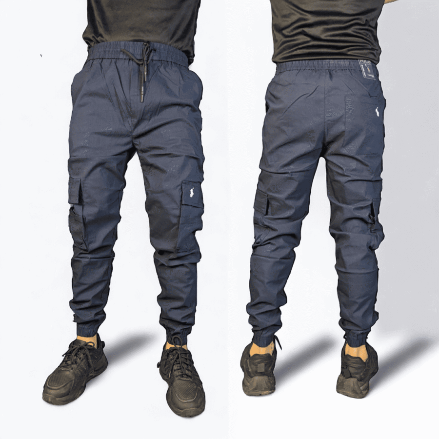 Pantalones Joggers para hombres, pantalones con bolsas a los lados de caballeros, comandos, cargos