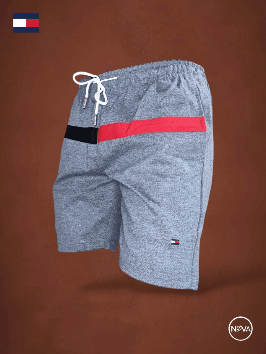 Short Tommy Hilfiger algodón, con bolsas a los laterales, shores para hombres elegantes, short adidas de cordon en cintura