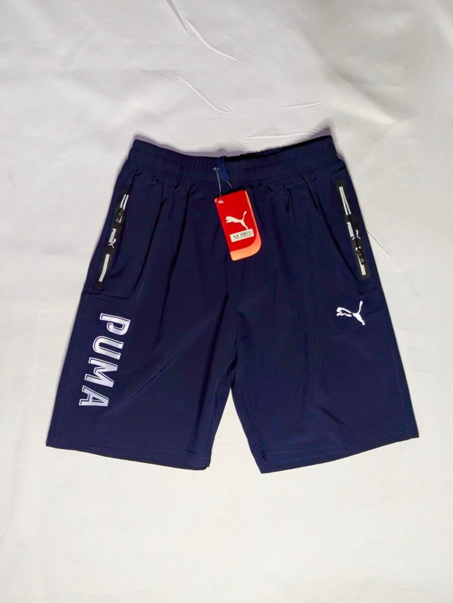 Short deportivo hombre Puma de secado rapido, shores de caballeros, pantalones cortos para el gym, short de varones para el gimnasio, hacer ejercicio, bolsas laterales con zipper