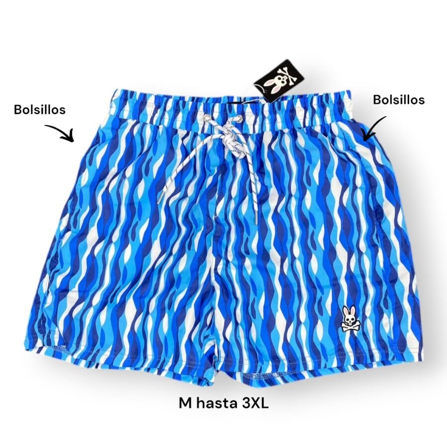 Short Estampado de Hombre playeros, Bermudas impermeables