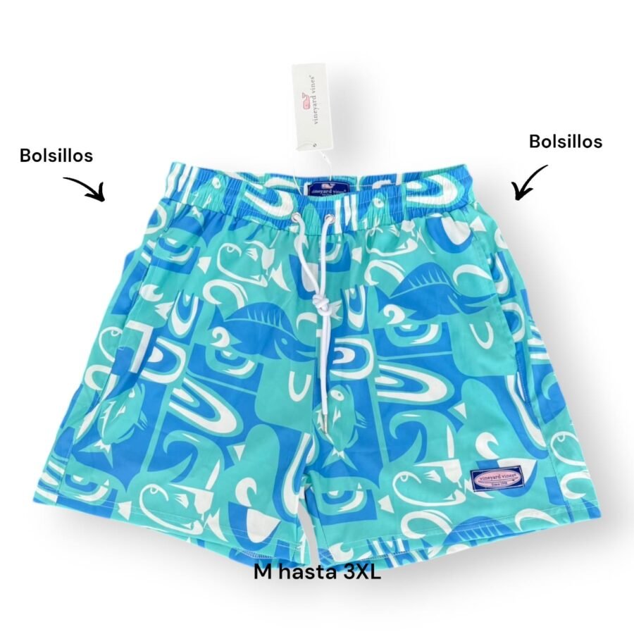 Short Estampado de Hombre playeros, Bermudas impermeables