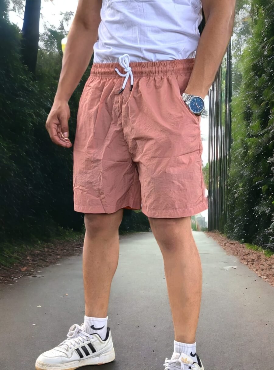 Short impermeable, shores basicos playeros para hombres, bermudas impermeables de varón,