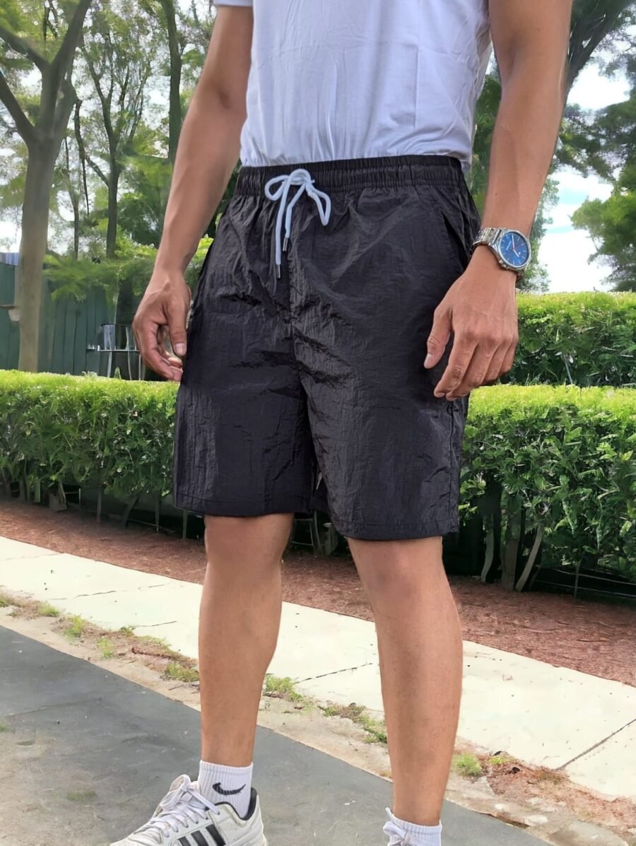 Short impermeable, shores basicos playeros para hombres, bermudas impermeables de varón,