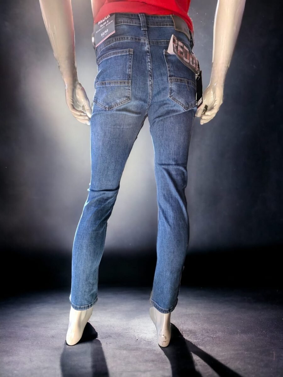 Pantalon Rasgado REDOX de hombre, pantalones tubo de hombres rasgados, pantalones jeans de mezclilla