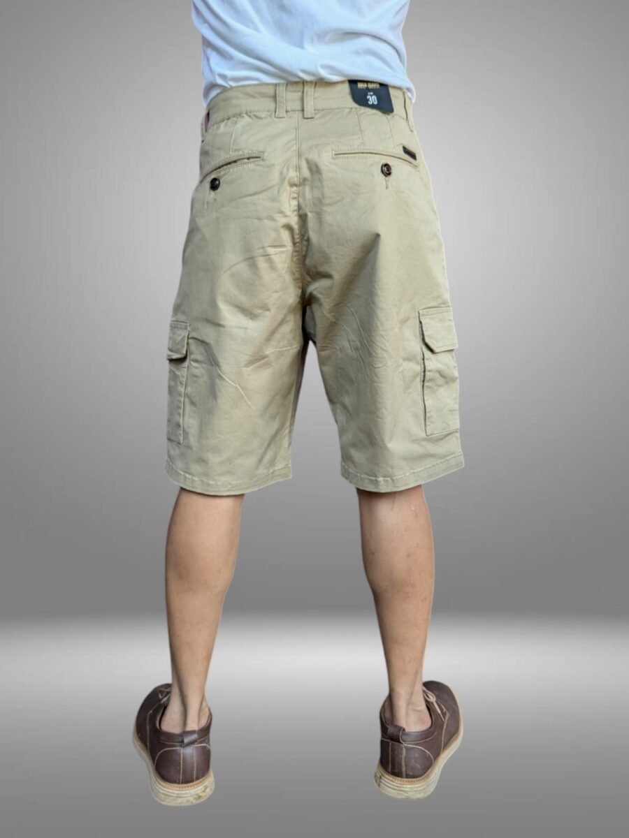 Short de Vestir con bolsas a los lados para hombres, shores comandos Zolo Jeans pantalones cortos de varones, playeros de caballeros