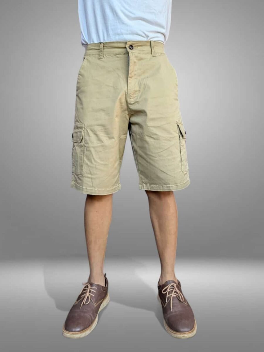 Short de Vestir con bolsas a los lados para hombres, shores comandos Zolo Jeans pantalones cortos de varones, playeros de caballeros