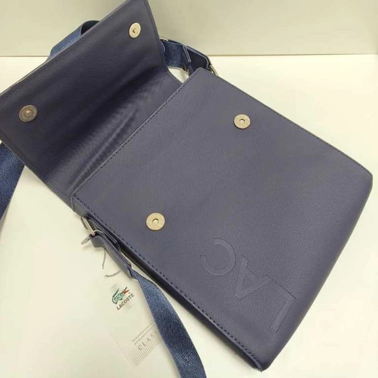 Bolso Lacoste de tapa, bolsos cruzados, bandoleras para hombres, pequeños para varones-caballeros