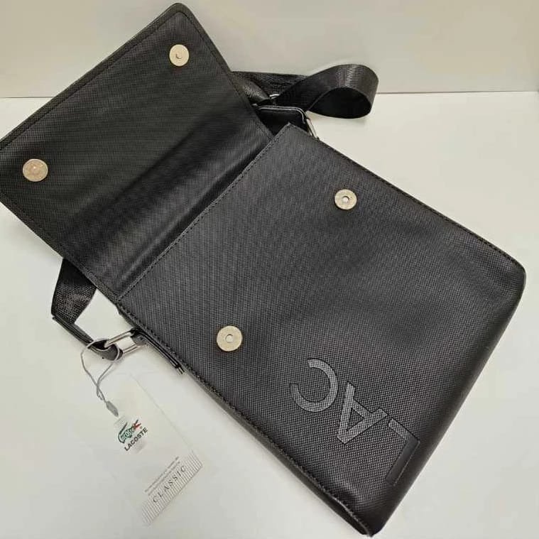 Bolso Lacoste de tapa, bolsos cruzados, bandoleras para hombres, pequeños para varones-caballeros