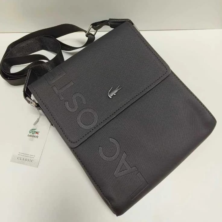 Bolso Lacoste de tapa, bolsos cruzados, bandoleras para hombres, pequeños para varones-caballeros