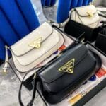 Bolso PRADA, bolsos para damas blancos y negro, bolsas pequeñas