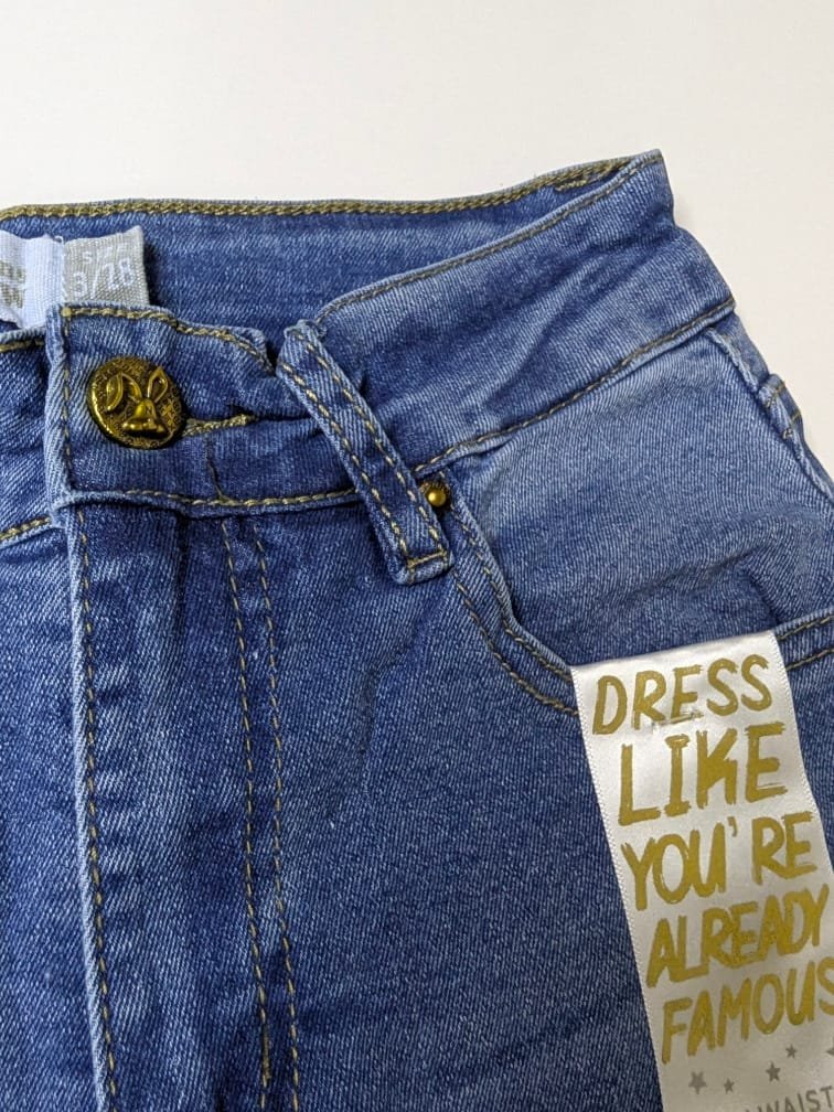 Pantalones para mujeres de mezclilla, pantalones azulones tubos