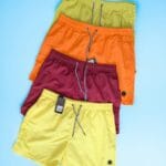 Short Playeros, de secado rápido para hombres, shores impermeables con bolsillos laterales de varones, cortos para caballeros