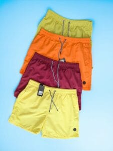 Short Playeros, de secado rápido para hombres, shores impermeables con bolsillos laterales de varones, cortos para caballeros