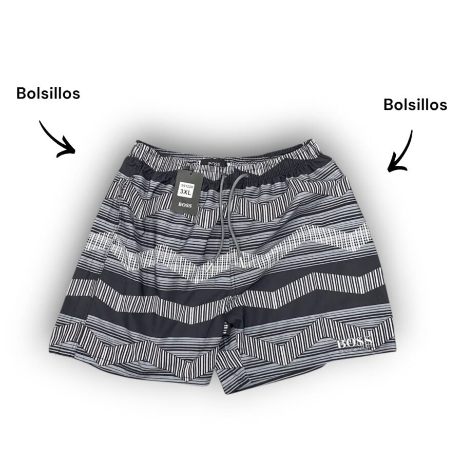 Short Estampado de Hombre playeros, Bermudas impermeables