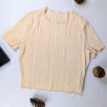 Blusas para damas, crop top con relieves de mujeres