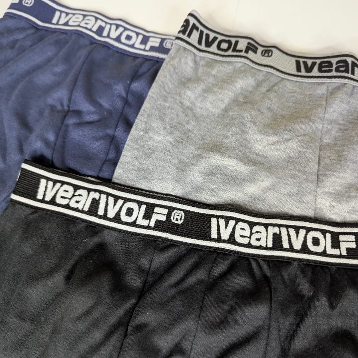 Pack 3 boxers para hombres, caja / paquete de tres bóxeres Wear Wolf de caballeros, ropa interior, calzoncillos