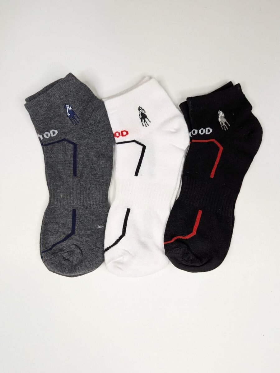 Set de tres pares Polos, calcetas bajas