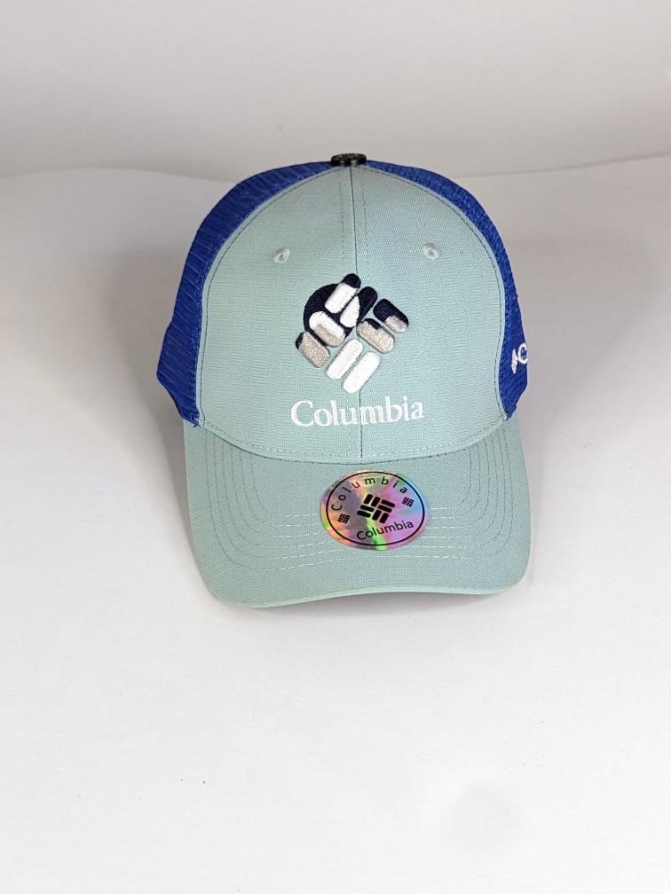 Gorra Columbia, gorras de mallas con broches, tamaño ajustable para hombres