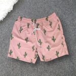 Short impermeable estampados para hombres de secado rápido, ideales para playa, piscina y vacaciones de verano.