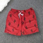 Short impermeable estampados para hombres de secado rápido, ideales para playa, piscina y vacaciones de verano.