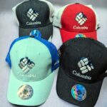 Gorra Columbia, gorras de mallas con broches, tamaño ajustable para hombres