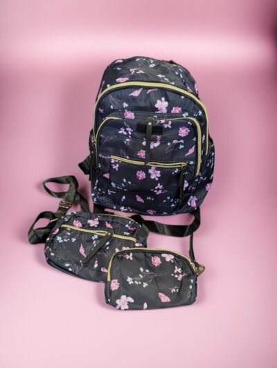 Mochila de tres piezas para mujeres Hong Da