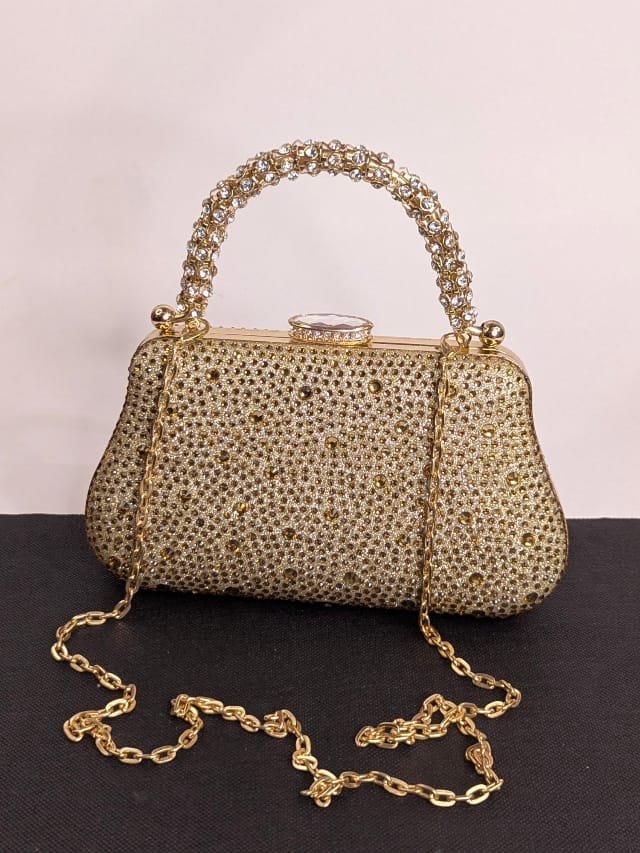 Carteras de mano para dama con perlas incrustadas, bolso de noche para mujeres