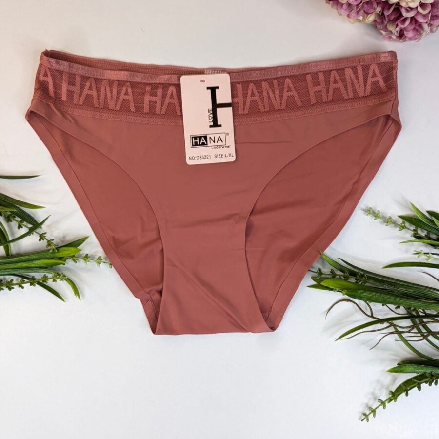 Blumer Hana sin costura con encajes, calzones para mujeres, ropa interior de damas