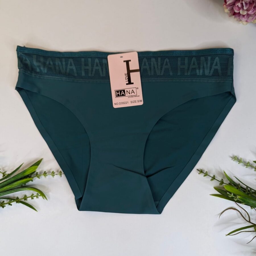 Blumer Hana sin costura con encajes, calzones para mujeres, ropa interior de damas