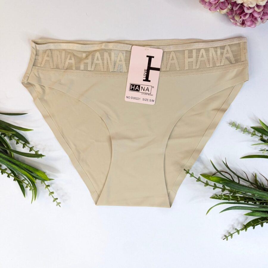 Blumer Hana sin costura con encajes, calzones para mujeres, ropa interior de damas