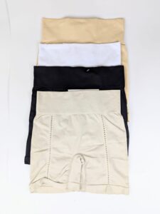 Shorts de cintura alta, fajas o ropa interior tipo bóxer para mujeres, pantaletas