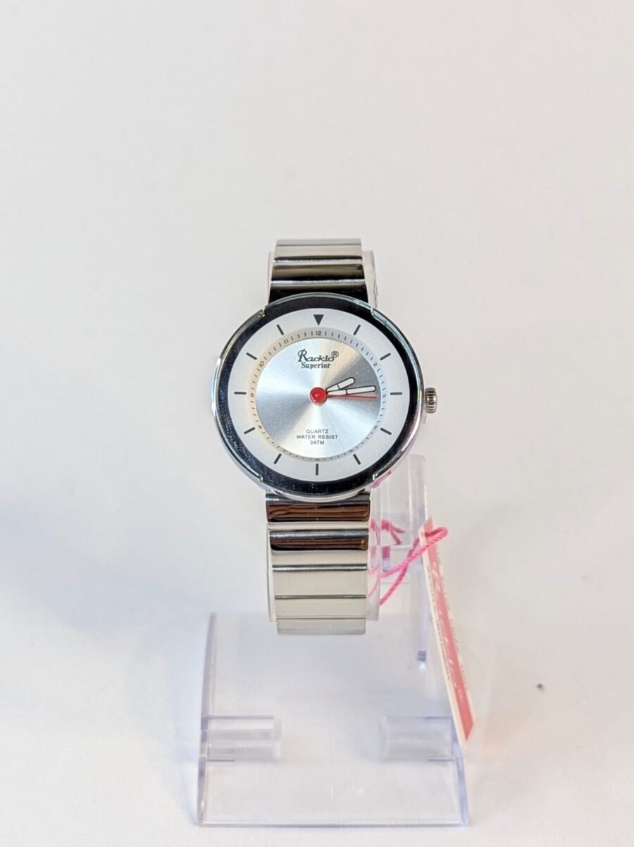 Reloj RACKLO de acero inoxidable dorado para hombres o mujeres, plateados, dorados