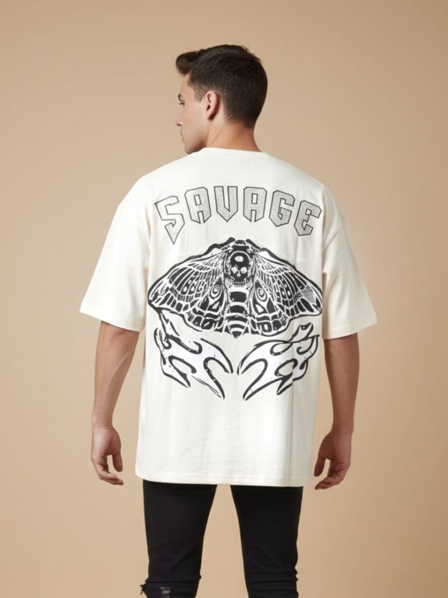 Camisas Oversized Fit Crop, camisetas para hombres animadas, con perlas marca FUNK