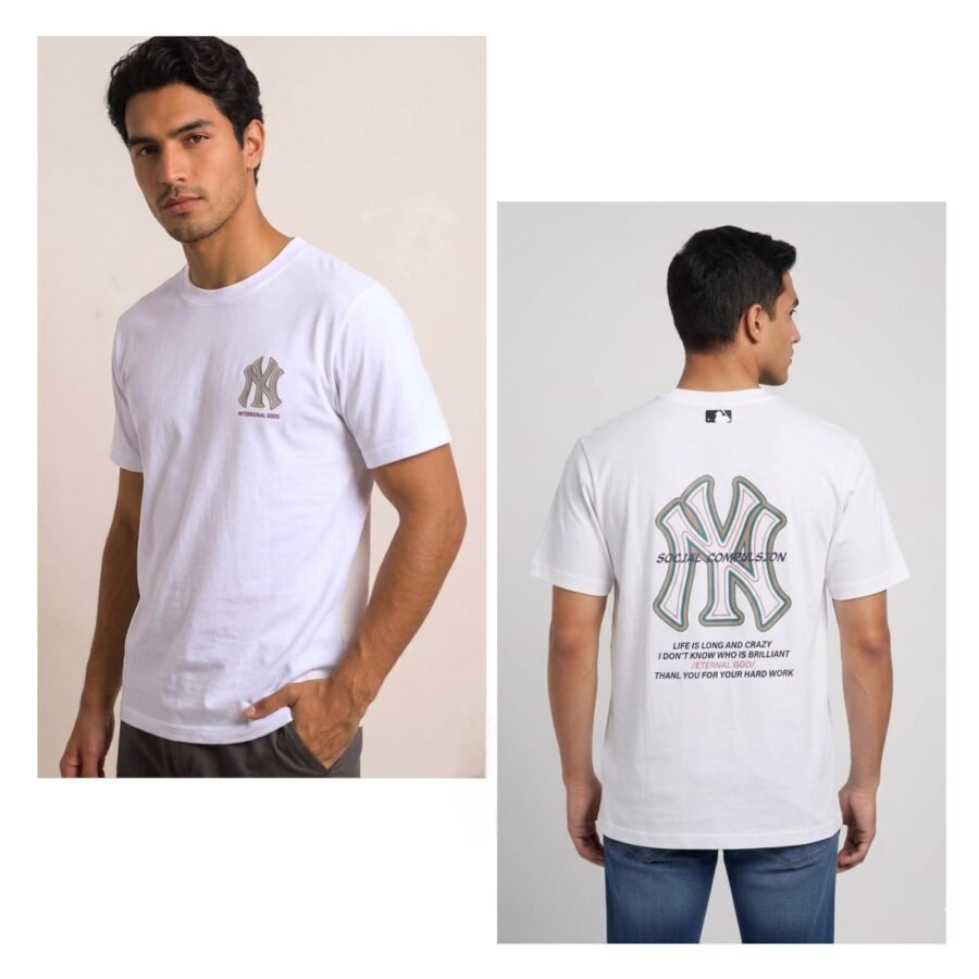 Yankees Camisetas para hombres, playeras de cabelleros, camisas casuales, deportivas, de algodón