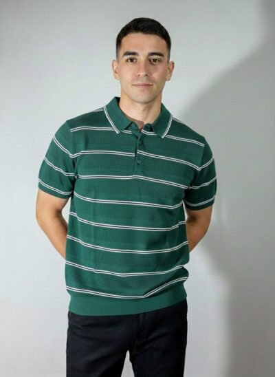 Funk Camisa estilo polo para hombres camisa de granaje, old money sport