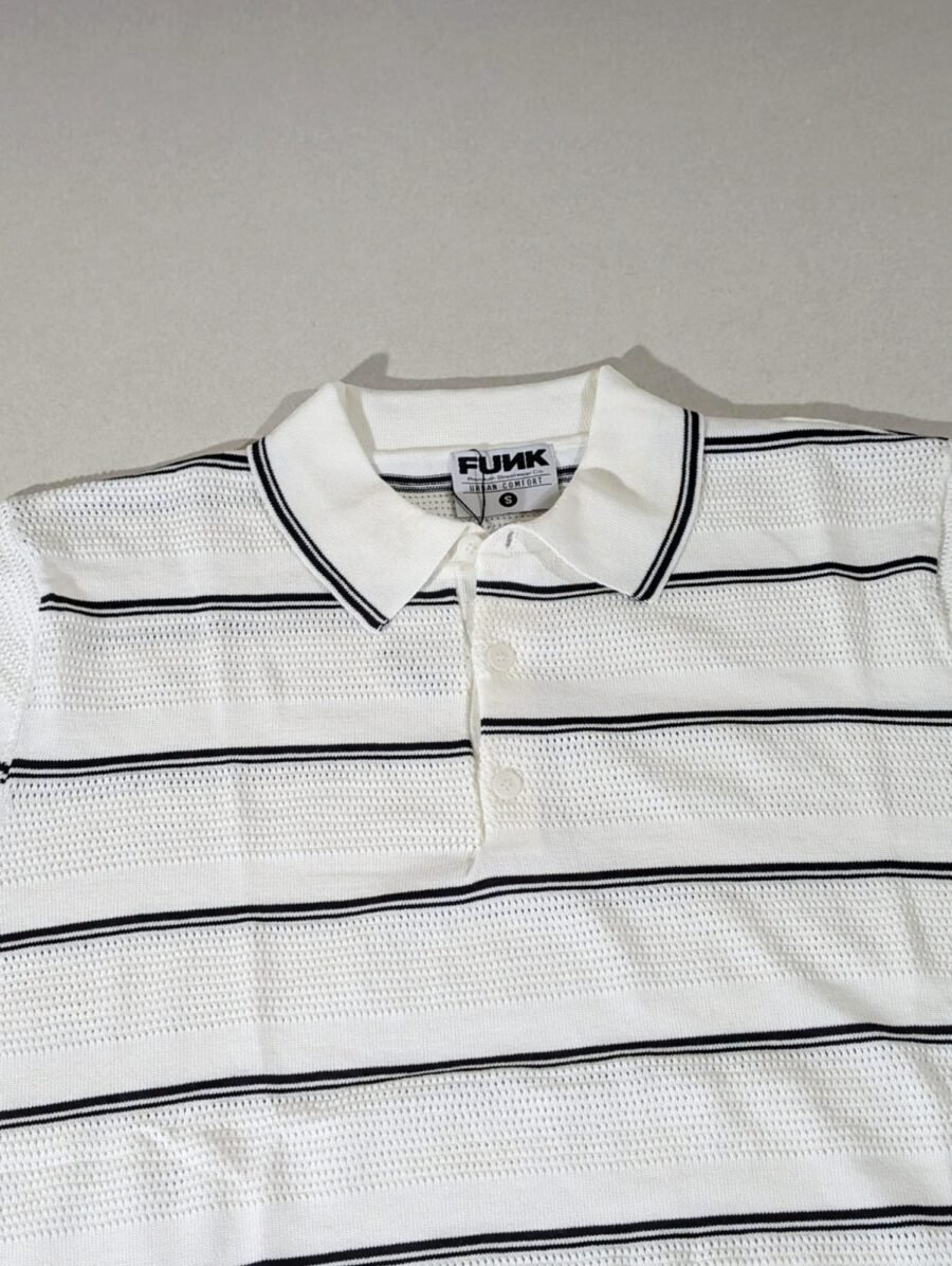 Funk Camisa estilo polo para hombres camisa de granaje, old money sport