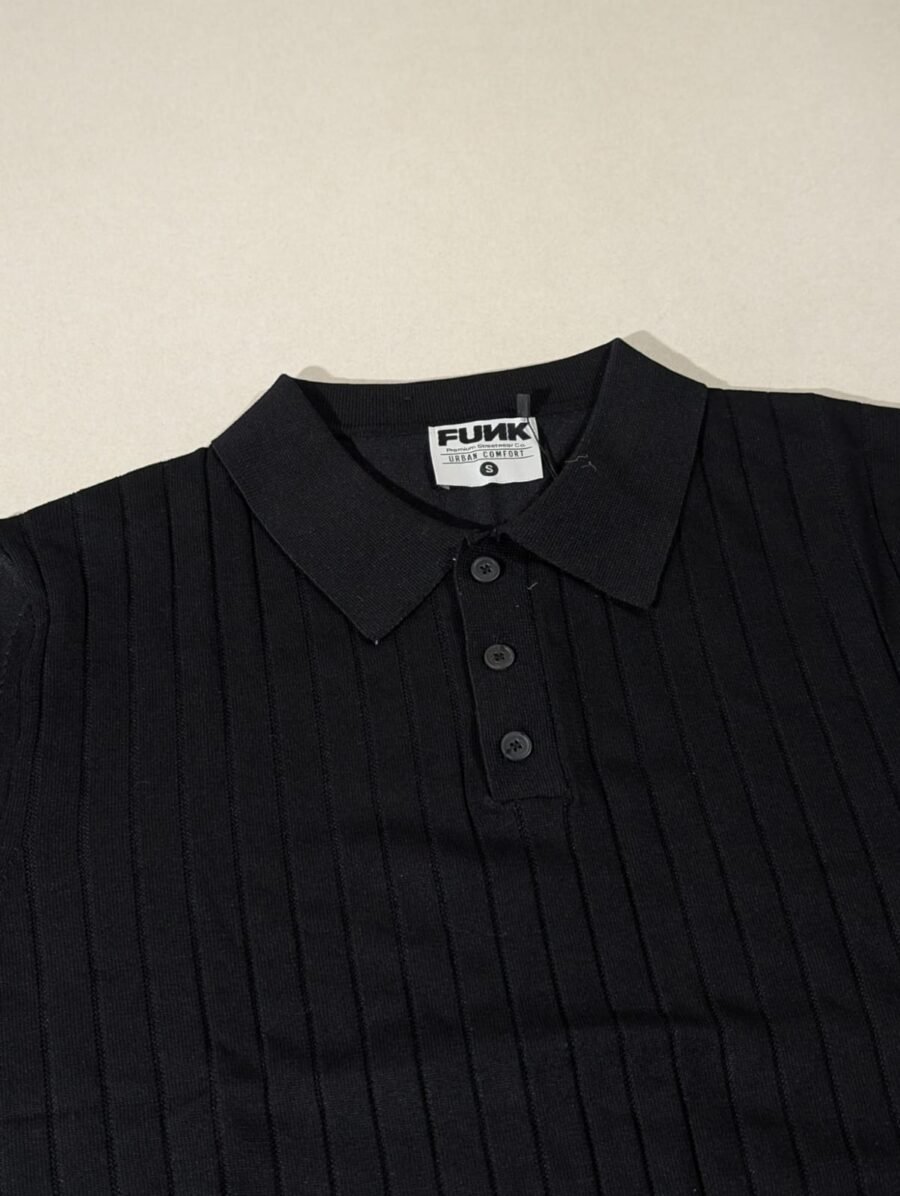 Funk Camisa estilo polo para hombres camisa de granaje, old money sport, con zipper