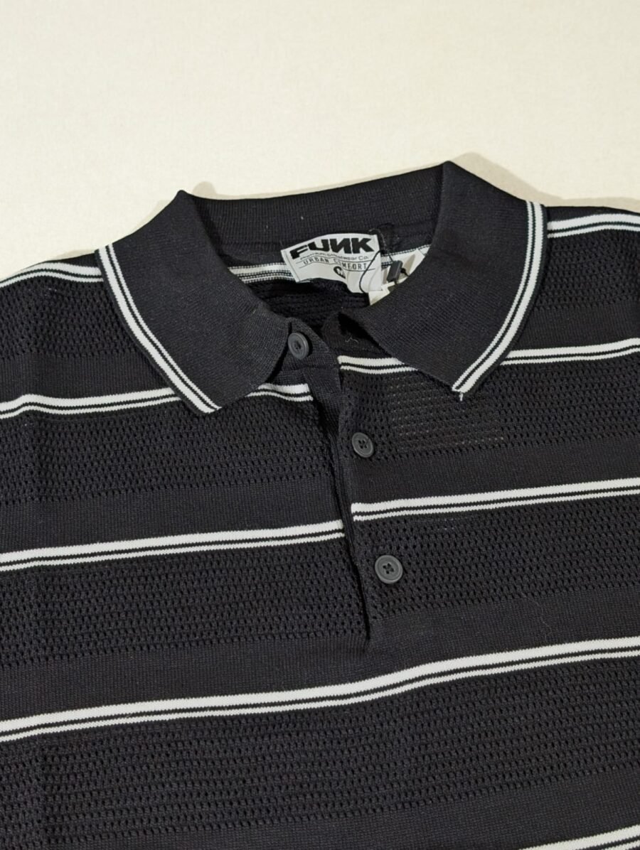 Funk Camisa estilo polo para hombres camisa de granaje, old money sport