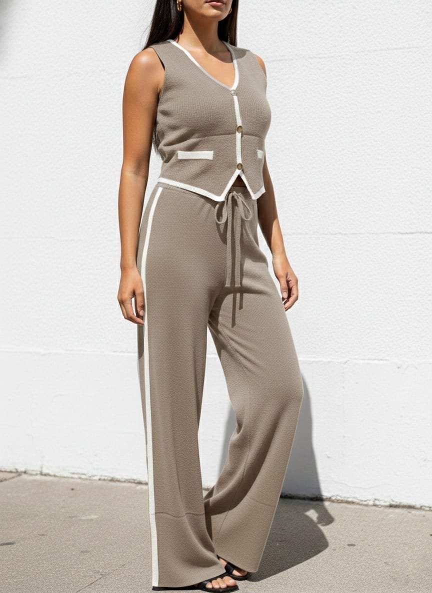 Conjuntos para damas pantalón y crop tops, trajes para mujeres, pantalones, blusas, camisas