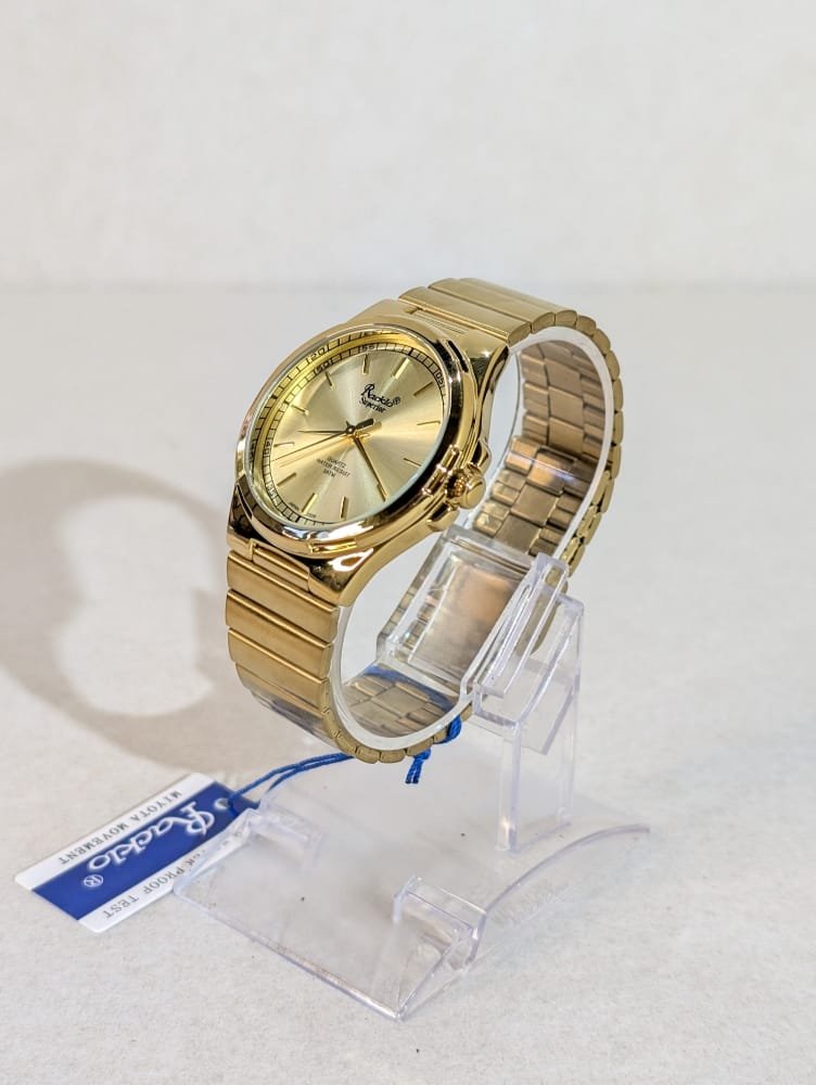 Reloj Racklo de acero para hombres, relojes metálicos de acero inoxidable analógicos