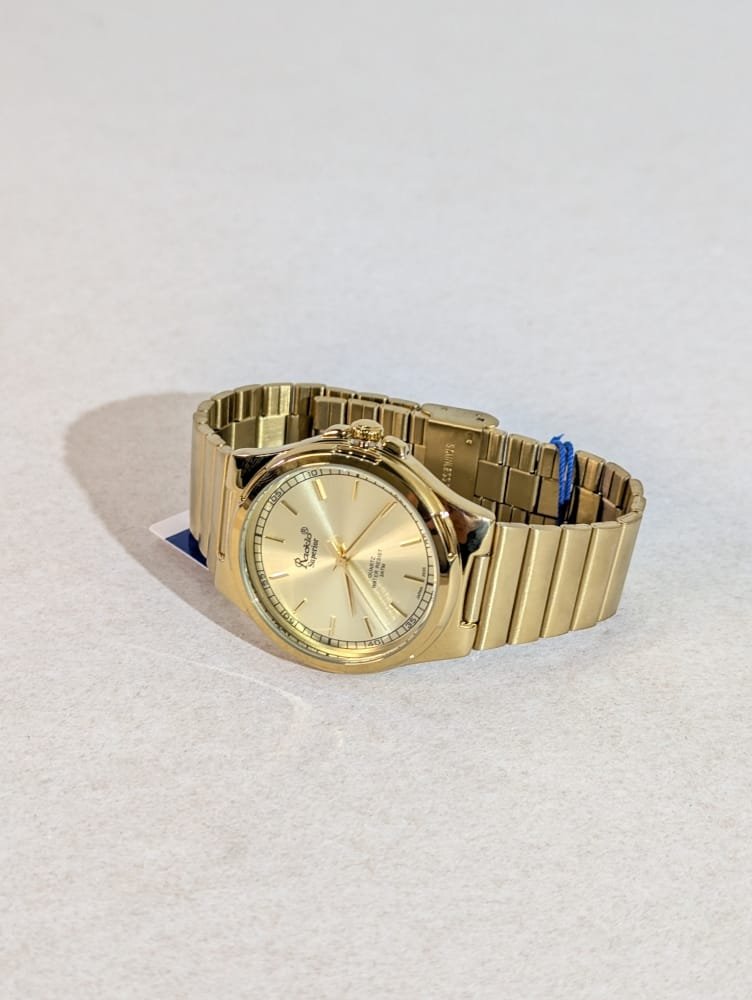 Reloj Racklo de acero para hombres, relojes metálicos de acero inoxidable analógicos