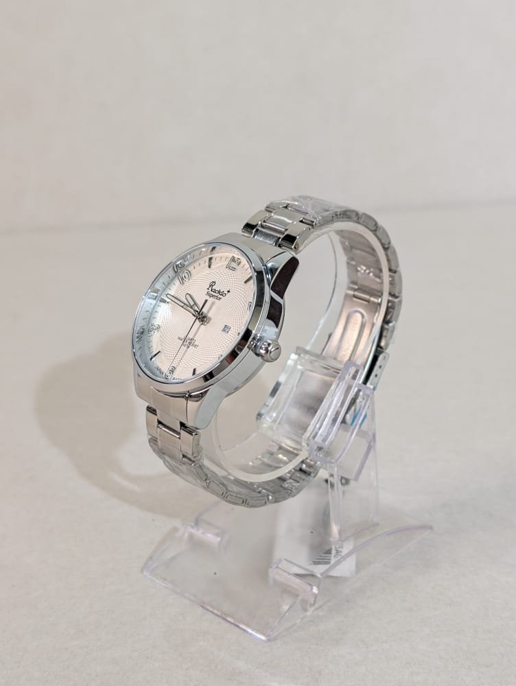 Reloj Racklo de acero para hombres, relojes metálicos de acero inoxidable analógicos