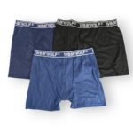 Pack 3 boxers para hombres, caja / paquete de tres bóxeres Wear Wolf de caballeros, ropa interior, calzoncillos