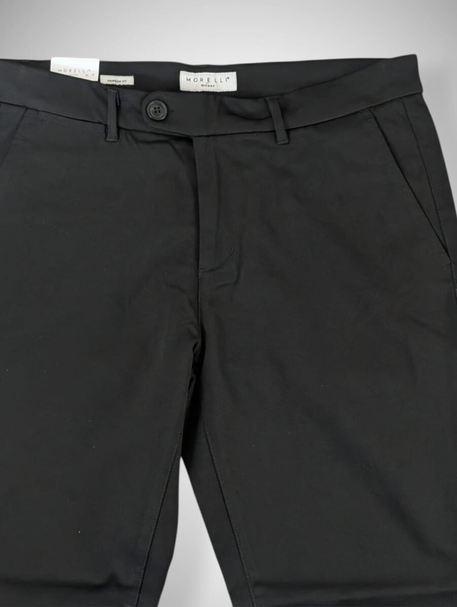 Pantalón chino MORELLI de vestir para hombres, corte narrow fit (similar al slim fit), strech, pantalones chinos