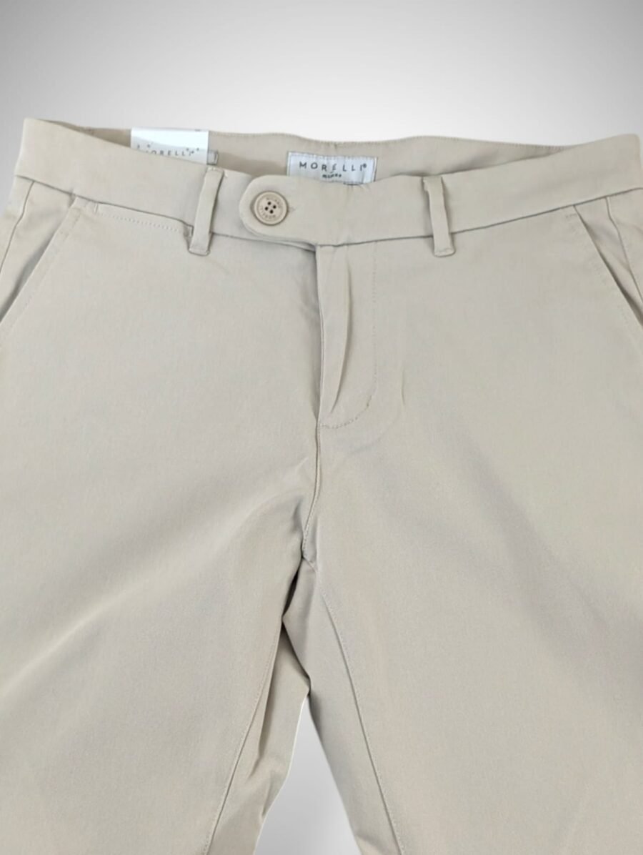Pantalón chino MORELLI de vestir para hombres, corte narrow fit (similar al slim fit), strech, pantalones chinos